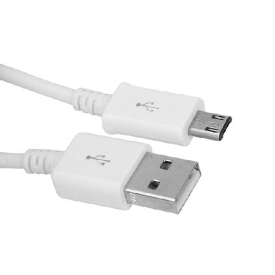 Кабель USB 2.0 - microUSB Белый для телфонов и смартфонов, универсальный
